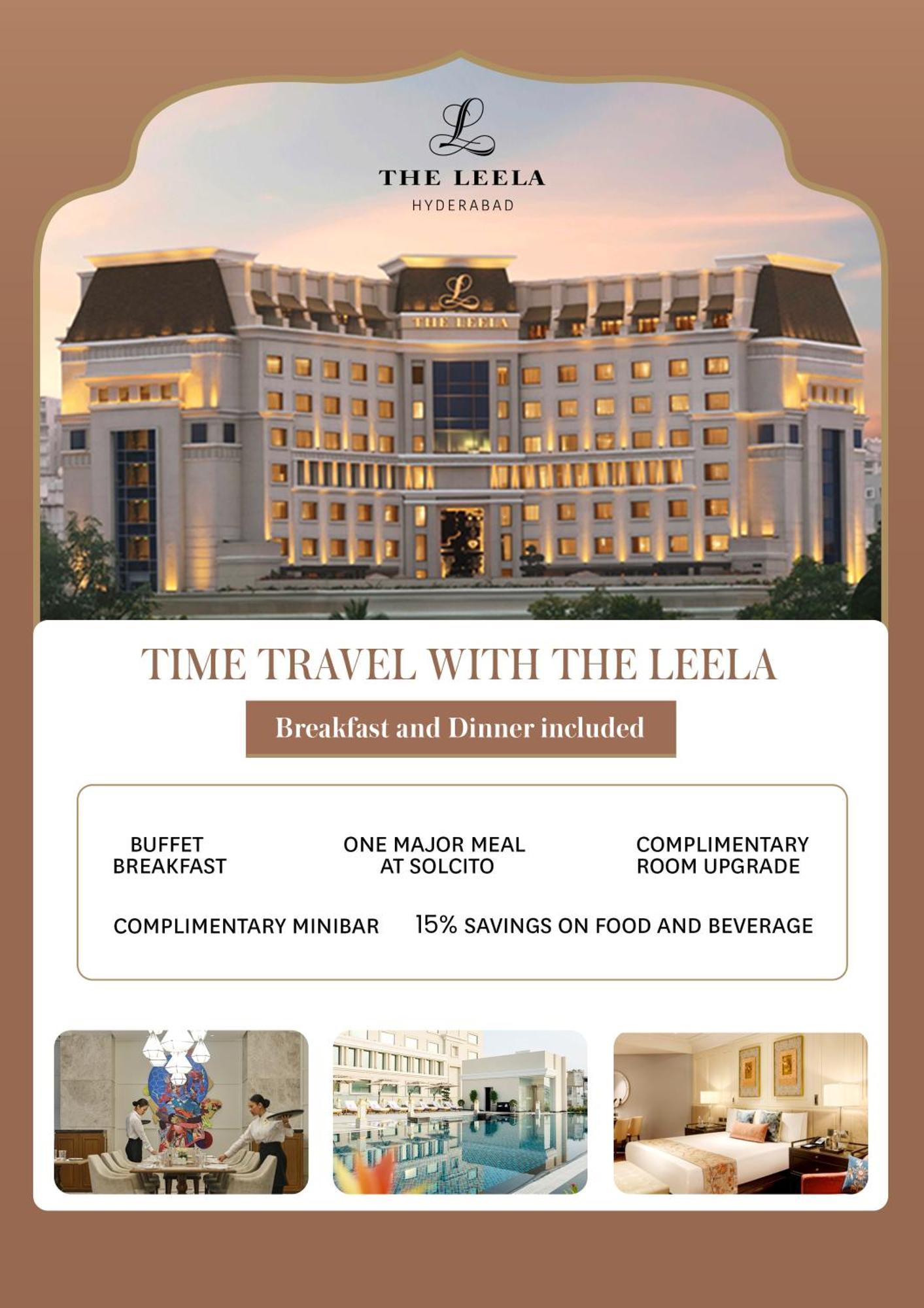 The Leela Hyderabad Banjara Hills Exterior foto